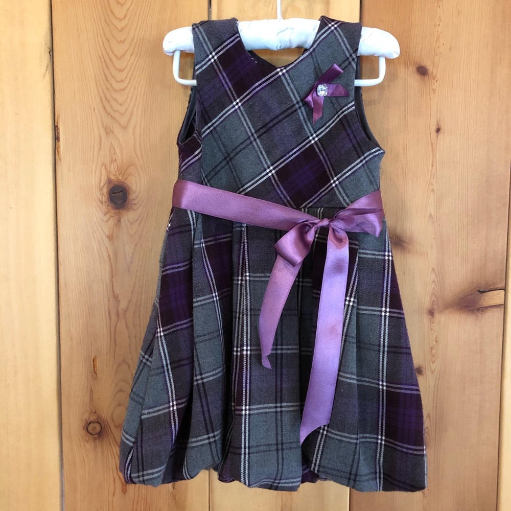 Plaid Sleeveless Dress